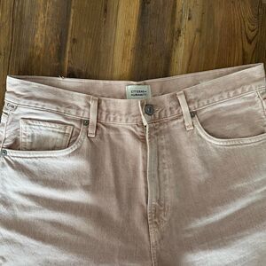 Citizens of Humanity Light Pink Relaxed Jeans